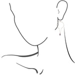 Pearl And Chain Earring - Sterling Silver - Barse Jewelry