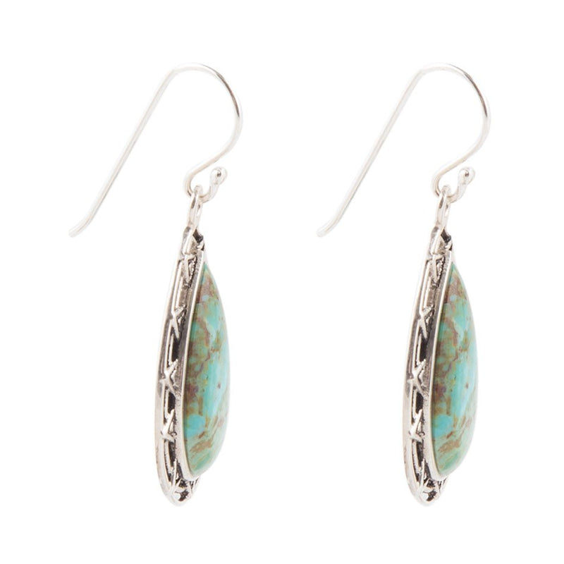 Perfect Drop Turquoise Earrings - Barse Jewelry