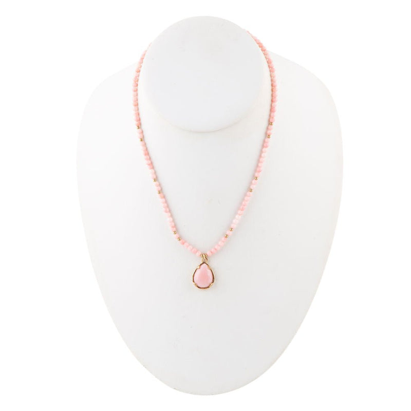 Perfectly Pink Opal Necklace - Barse Jewelry
