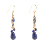 Phantom Lapis and Bronze Earrings - Barse Jewelry