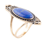 Phantom Lapis and Bronze Ring - Barse Jewelry