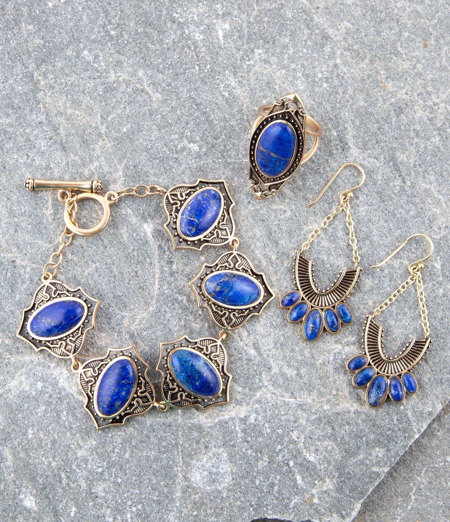 Phantom Lapis Toggle Bracelet - Barse Jewelry
