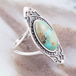 Phantom Turquoise and Sterling Silver Ring - Barse Jewelry