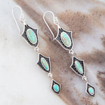 Phantom Turquoise Drop Earrings - Barse Jewelry
