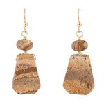 Picture Jasper Slab Earrings - Barse Jewelry
