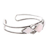 Pink Opal and Sterling Silver Cuff Bracelet - Barse Jewelry