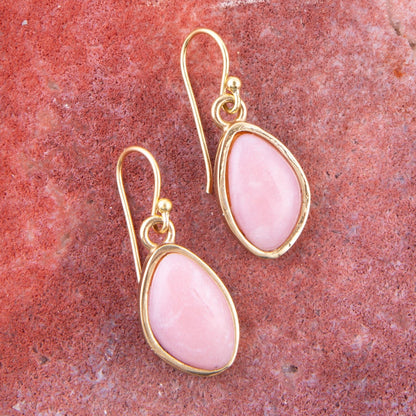Pink Opal Drop Earrings - Barse Jewelry