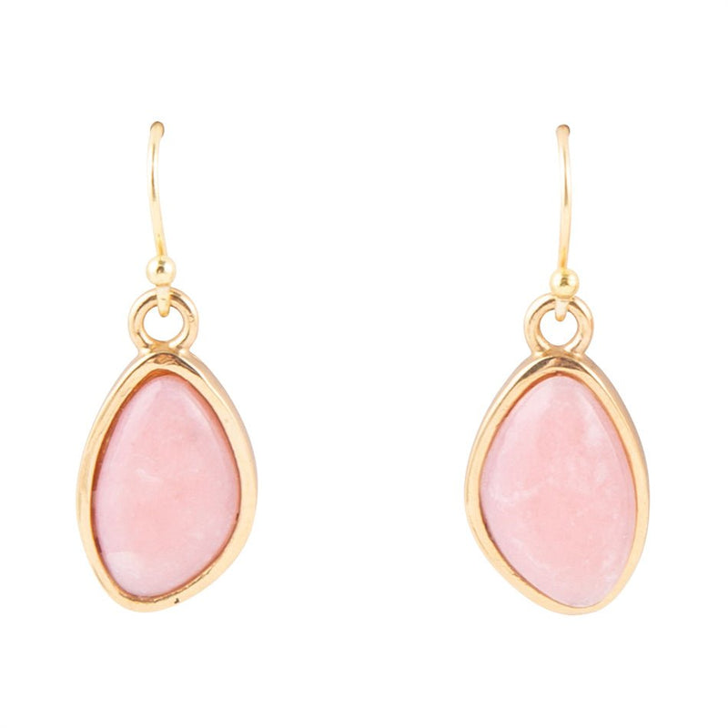 Pink Opal Drop Earrings - Barse Jewelry