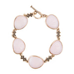 Pink Opal Link Bracelet - Barse Jewelry