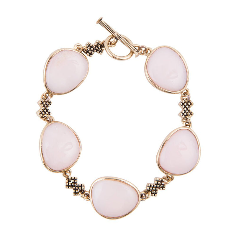 Peruvian Pink Opal Bracelet —Malas In Bloom