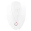 Pink Opal Teardrop Necklace - Barse Jewelry