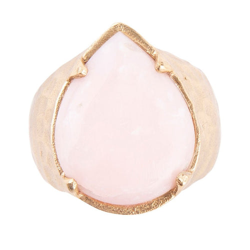 Pink Opal Teardrop Ring - Barse Jewelry