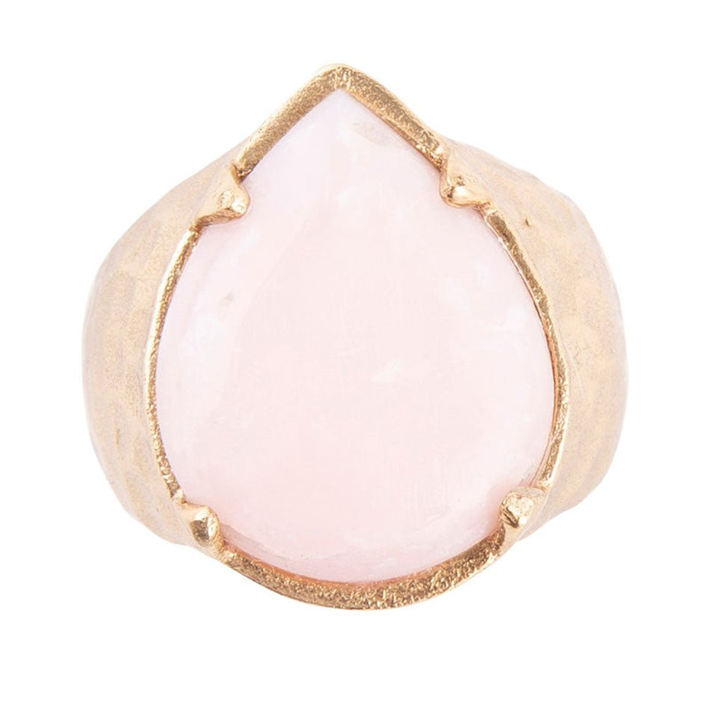 Pink Opal Teardrop Ring - Barse Jewelry