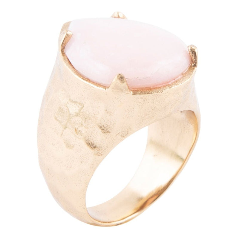 Pink Opal Teardrop Ring - Barse Jewelry