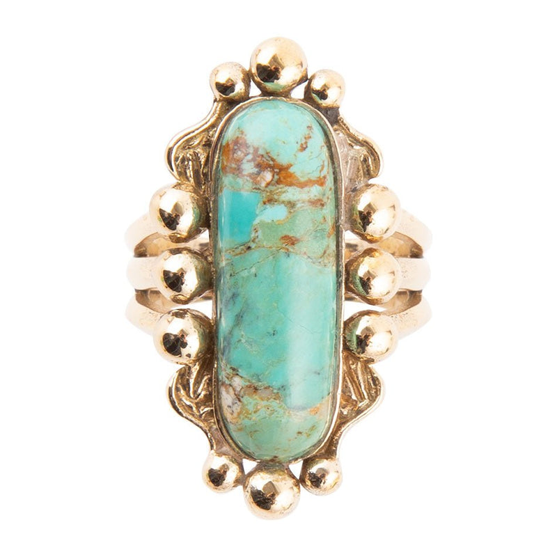 Plateau Turquoise Ring - Barse Jewelry