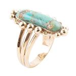 Plateau Turquoise Ring - Barse Jewelry