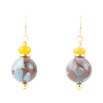 Prairie Quartz and Jade Drop Earrings - Barse Jewelry
