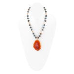 Prairie Sky Agate Pendant Necklace - Barse Jewelry