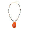 Prairie Sky Agate Pendant Necklace - Barse Jewelry