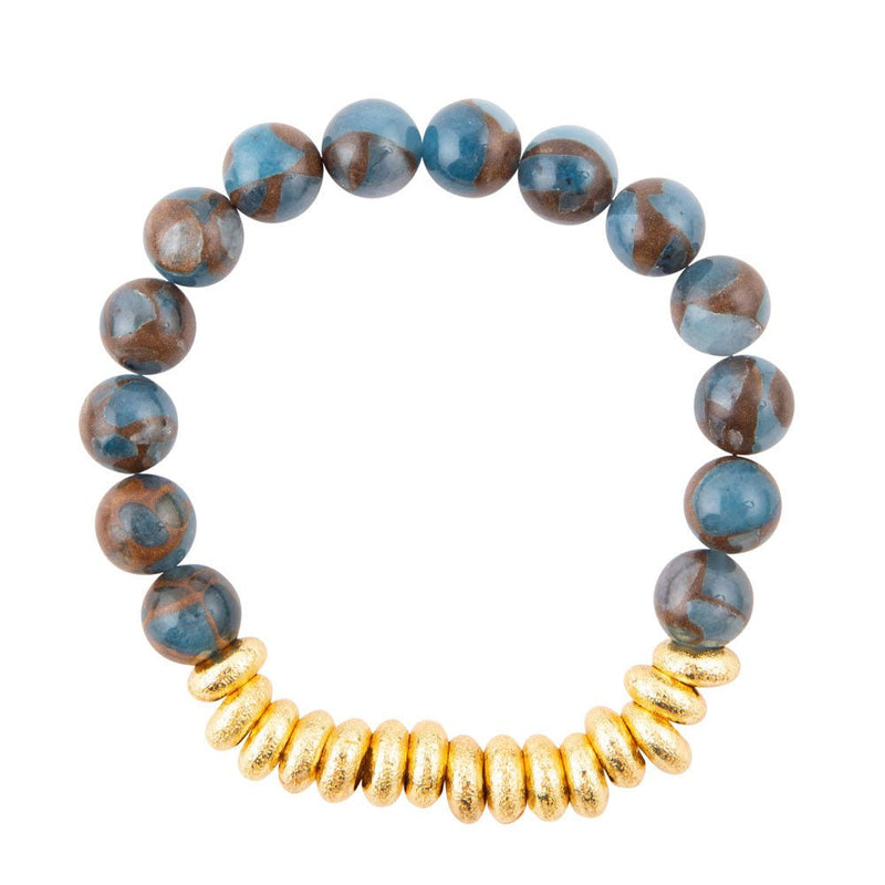 Prairie Sky Stretch Bracelet - Barse Jewelry