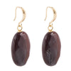 Purple Jasper Stone Earrings - Barse Jewelry