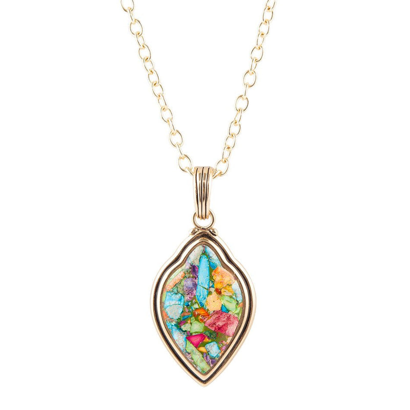 Rainbow Jasper Pendant Necklace - Barse Jewelry