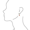 Raja Orange Sponge Coral Drop Earring - Barse Jewelry