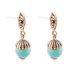 Raja Turquoise Drop Earring - Barse Jewelry