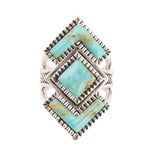 Rattler Turquoise Stone Ring-Sterling Silver - Barse Jewelry