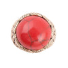Red Alert Bronze Howlite Ring - Barse Jewelry
