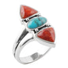 Red Sky Turquoise Ring - Barse Jewelry