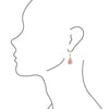 Rhodonite and Bronze Drop Earrings - Barse Jewelry