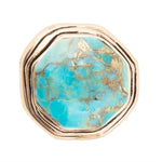 River Rocks Statement Ring - Bronze Infused Turquoise - Barse Jewelry