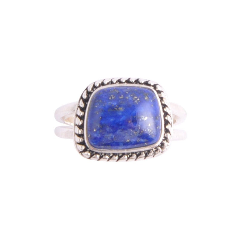Rope Me In Ring - Lapis - Barse Jewelry