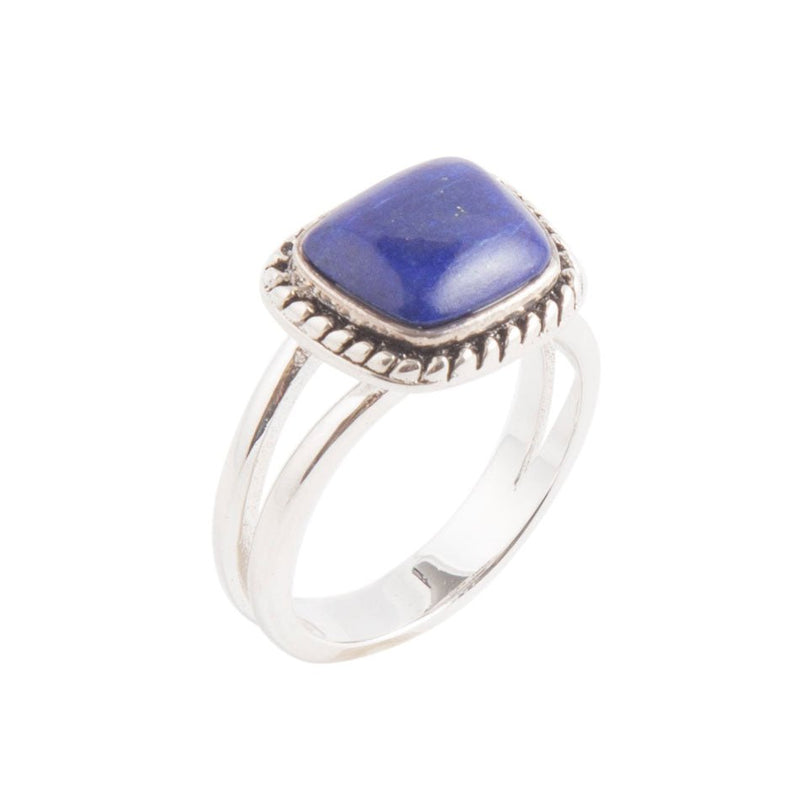 Rope Me In Ring - Lapis - Barse Jewelry