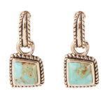 Roped Around Turquoise Earrings - Barse Jewelry