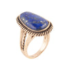 Roped Lapis and Bronze Ring - Barse Jewelry