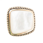 Roped Mother of Pearl Statement Ring - Barse Jewelry