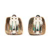 Roped Turquoise Clip Earrings - Barse Jewelry