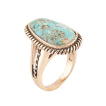 Roped Turquoise Ring - Barse Jewelry