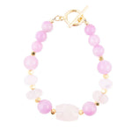 Rose Jade Toggle Bracelet - Barse Jewelry