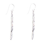 Rosette Sterling Silver Drop Earrings - Barse Jewelry
