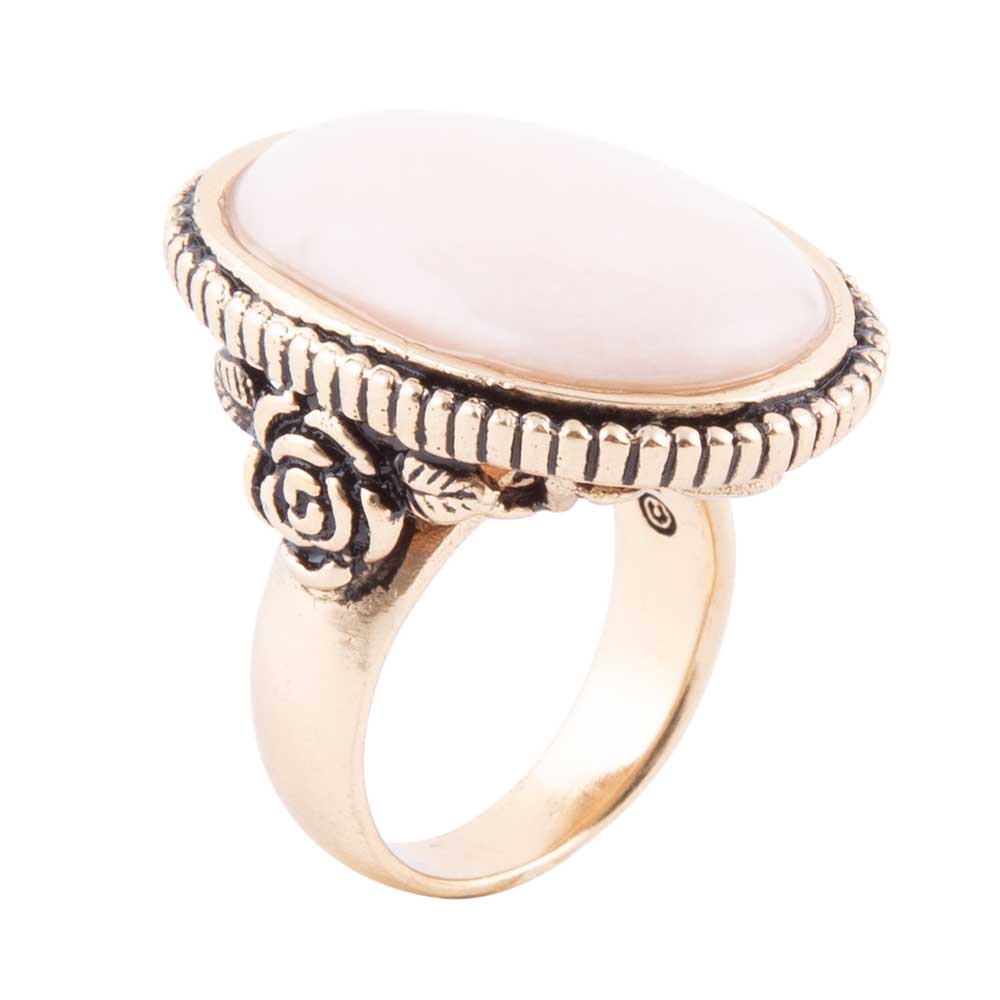 Rosie Pink Opal Ring - Barse Jewelry