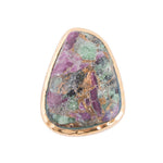 Ruby and Zoisite Matrix Abstract Ring - Barse Jewelry