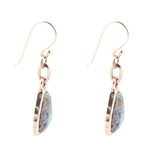 Ruby Zoisite Bronze Matrix Earrings - Barse Jewelry