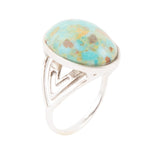 Rustic Refinement Ring -Turquoise - Barse Jewelry
