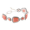 Sedona Sponge Coral and Sterling Silver Toggle Bracelet - Barse Jewelry