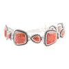 Sedona Sponge Coral and Sterling Silver Toggle Bracelet - Barse Jewelry