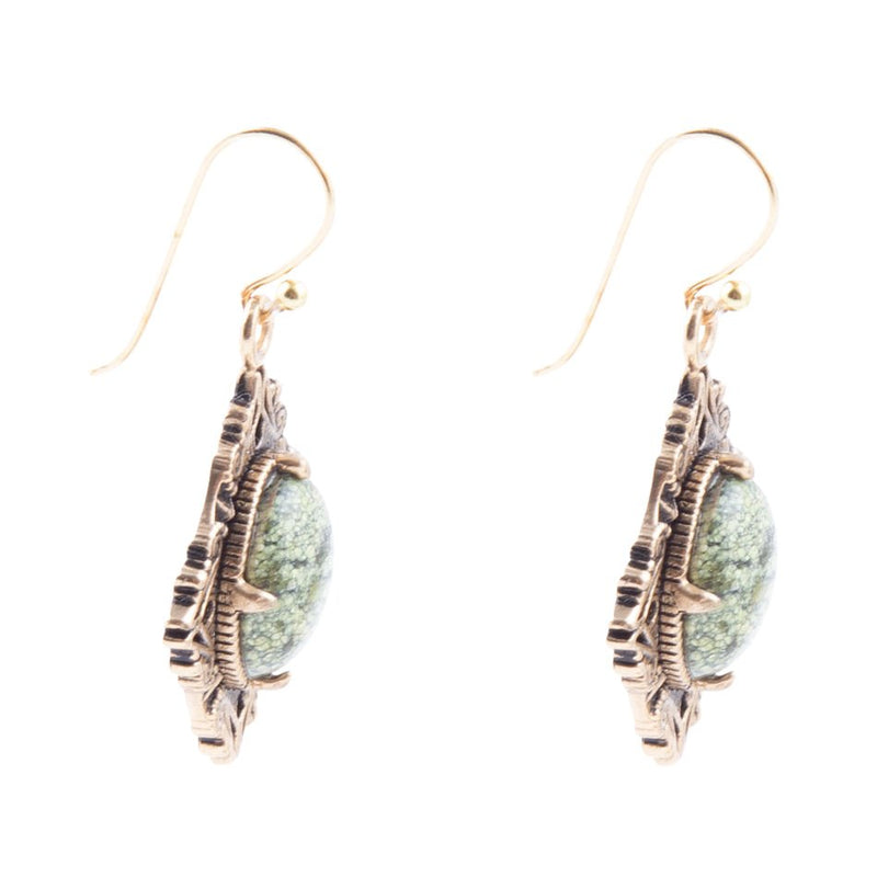 Serpentine Drop Earrings - Barse Jewelry