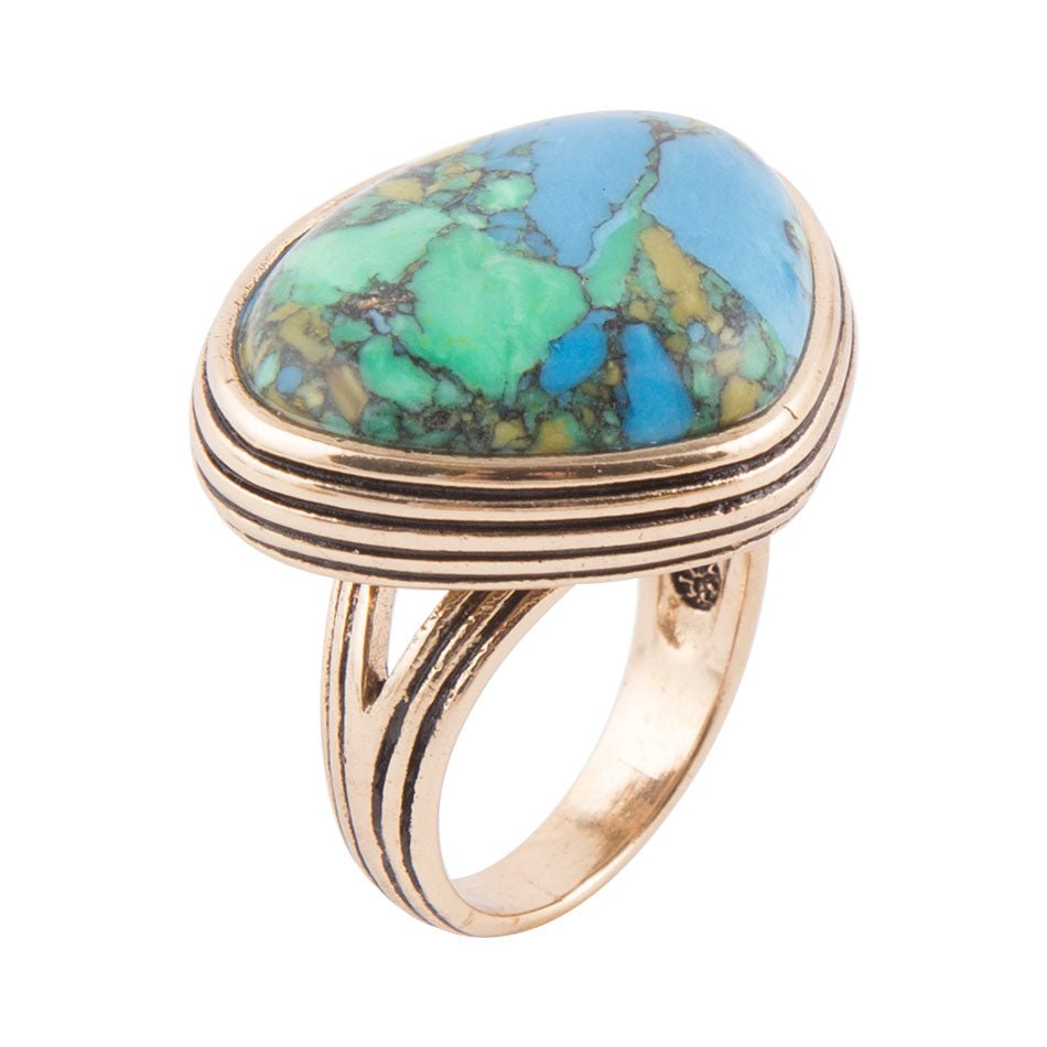 Shades of Earth Magnesite Ring - Barse Jewelry